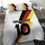 Custom Germany Football Road to the 4th European Championship Bedding Set White Color - Wonder Print Shop