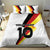 Custom Germany Football Road to the 4th European Championship Bedding Set White Color - Wonder Print Shop