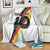 Custom Germany Football Road to the 4th European Championship Blanket White Color