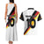 Custom Germany Football Road to the 4th European Championship Couples Matching Tank Maxi Dress and Hawaiian Shirt White Color - Wonder Print Shop