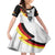 Custom Germany Football Road to the 4th European Championship Family Matching Long Sleeve Bodycon Dress and Hawaiian Shirt White Color - Wonder Print Shop