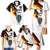 Custom Germany Football Road to the 4th European Championship Family Matching Mermaid Dress and Hawaiian Shirt White Color - Wonder Print Shop