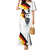 Custom Germany Football Road to the 4th European Championship Family Matching Mermaid Dress and Hawaiian Shirt White Color - Wonder Print Shop