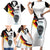 Custom Germany Football Road to the 4th European Championship Family Matching Short Sleeve Bodycon Dress and Hawaiian Shirt White Color - Wonder Print Shop