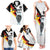 Custom Germany Football Road to the 4th European Championship Family Matching Tank Maxi Dress and Hawaiian Shirt White Color - Wonder Print Shop