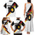 Custom Germany Football Road to the 4th European Championship Family Matching Tank Maxi Dress and Hawaiian Shirt White Color - Wonder Print Shop