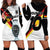 Custom Germany Football Road to the 4th European Championship Hoodie Dress White Color - Wonder Print Shop