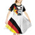 Custom Germany Football Road to the 4th European Championship Kid Short Sleeve Dress White Color - Wonder Print Shop