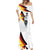 Custom Germany Football Road to the 4th European Championship Mermaid Dress White Color - Wonder Print Shop