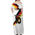 Custom Germany Football Road to the 4th European Championship Off Shoulder Maxi Dress White Color - Wonder Print Shop