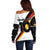 Custom Germany Football Road to the 4th European Championship Off Shoulder Sweater White Color - Wonder Print Shop