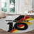 Custom Germany Football Road to the 4th European Championship Round Carpet White Color