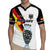 Custom Germany Football Road to the 4th European Championship Rugby Jersey White Color