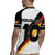 Custom Germany Football Road to the 4th European Championship Rugby Jersey White Color