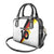 Custom Germany Football Road to the 4th European Championship Shoulder Handbag White Color