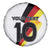 Custom Germany Football Road to the 4th European Championship Spare Tire Cover White Color