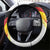 Germany Football Road to the 4th European Championship Steering Wheel Cover White Color