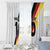 Custom Germany Football Road to the 4th European Championship Window Curtain White Color