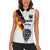 Custom Germany Football Road to the 4th European Championship Women Sleeveless Polo Shirt White Color