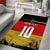 Custom Germany Football Road to the 4th European Championship Area Rug Black Color - Wonder Print Shop