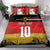 Custom Germany Football Road to the 4th European Championship Bedding Set Black Color - Wonder Print Shop