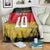 Custom Germany Football Road to the 4th European Championship Blanket Black Color