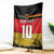 Custom Germany Football Road to the 4th European Championship Blanket Black Color