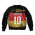 Custom Germany Football Road to the 4th European Championship Bomber Jacket Black Color - Wonder Print Shop