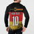 Custom Germany Football Road to the 4th European Championship Button Sweatshirt Black Color - Wonder Print Shop