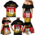 Custom Germany Football Road to the 4th European Championship Family Matching Mermaid Dress and Hawaiian Shirt Black Color - Wonder Print Shop