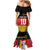 Custom Germany Football Road to the 4th European Championship Family Matching Mermaid Dress and Hawaiian Shirt Black Color - Wonder Print Shop