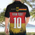 Custom Germany Football Road to the 4th European Championship Hawaiian Shirt Black Color - Wonder Print Shop