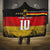 Custom Germany Football Road to the 4th European Championship Hooded Blanket Black Color