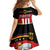 Custom Germany Football Road to the 4th European Championship Kid Short Sleeve Dress Black Color - Wonder Print Shop