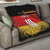 Custom Germany Football Road to the 4th European Championship Quilt Black Color