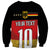 Custom Germany Football Road to the 4th European Championship Sweatshirt Black Color