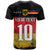 Custom Germany Football Road to the 4th European Championship T Shirt Black Color