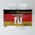 Custom Germany Football Road to the 4th European Championship Tablecloth Black Color