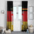 Custom Germany Football Road to the 4th European Championship Window Curtain Black Color