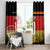 Custom Germany Football Road to the 4th European Championship Window Curtain Black Color