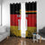 Custom Germany Football Road to the 4th European Championship Window Curtain Black Color