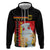 Custom Germany Football Road to the 4th European Championship Zip Hoodie Black Color