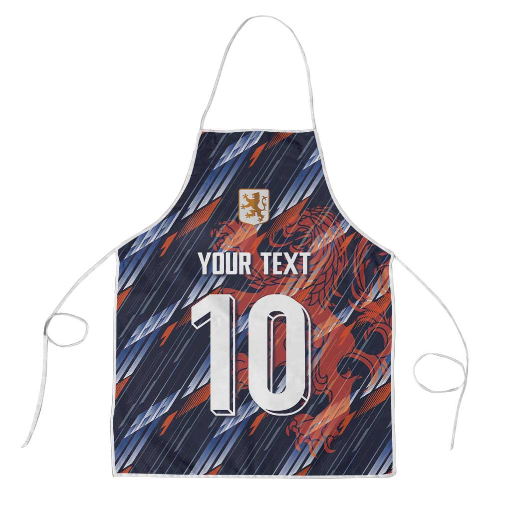 Custom Netherlands Lion Football Apron Sporty Style - Wonder Print Shop