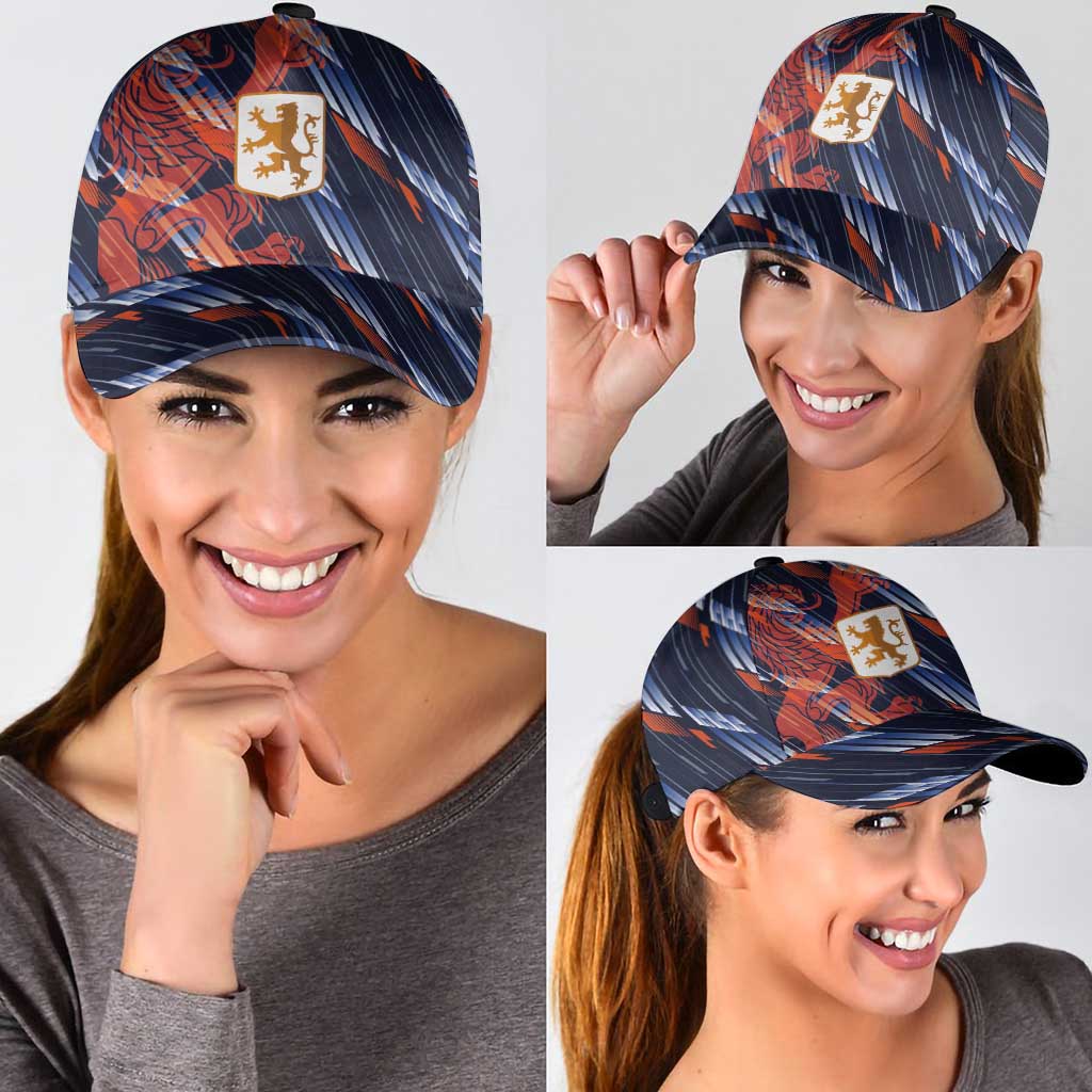 Netherlands Lion Football Classic Cap Sporty Style - Wonder Print Shop