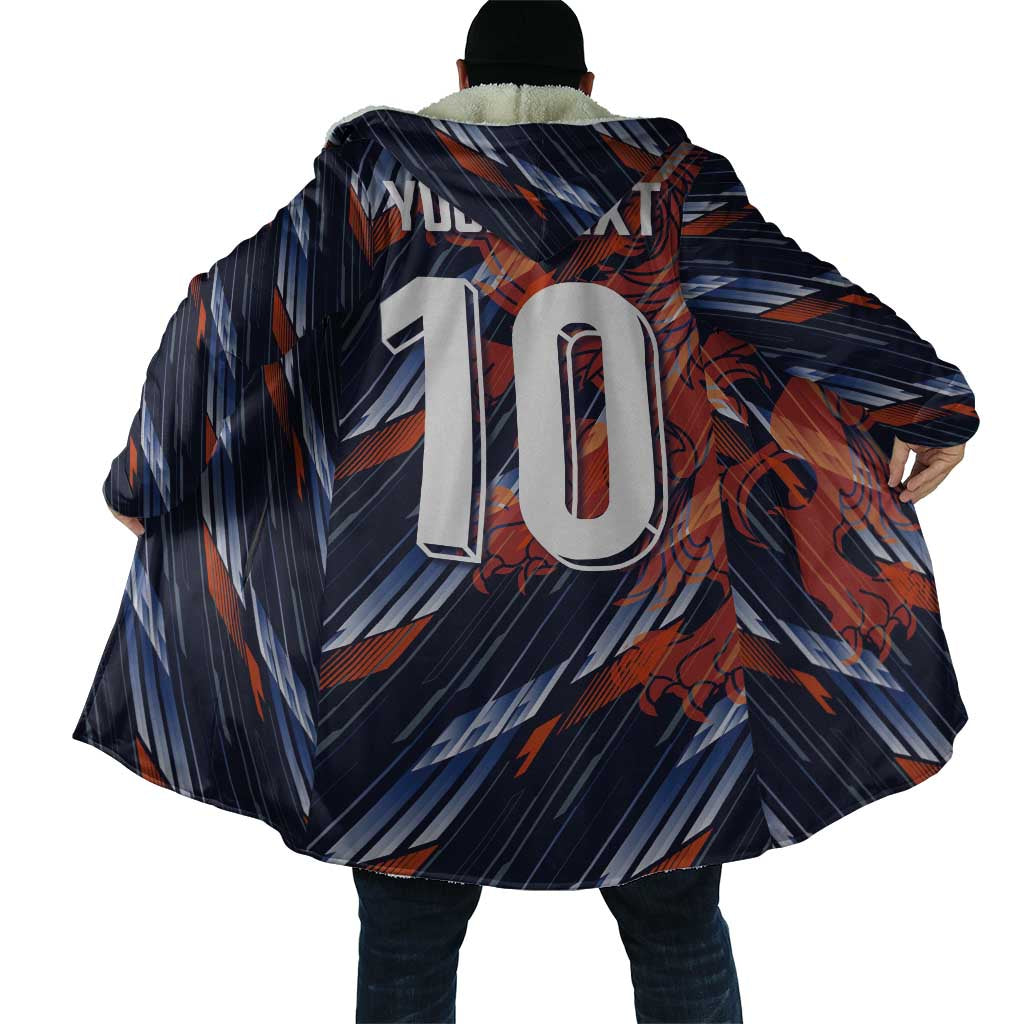 Custom Netherlands Lion Football Cloak Sporty Style - Wonder Print Shop