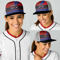Personalised Samoan DNA-Proud of Samoa Baseball Net Cap Polynesian Patterns - Wonder Print Shop