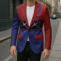 Personalised Samoan DNA-Proud of Samoa Blazer Polynesian Patterns - Wonder Print Shop