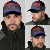 Personalised Samoan DNA-Proud of Samoa Classic Cap Polynesian Patterns - Wonder Print Shop