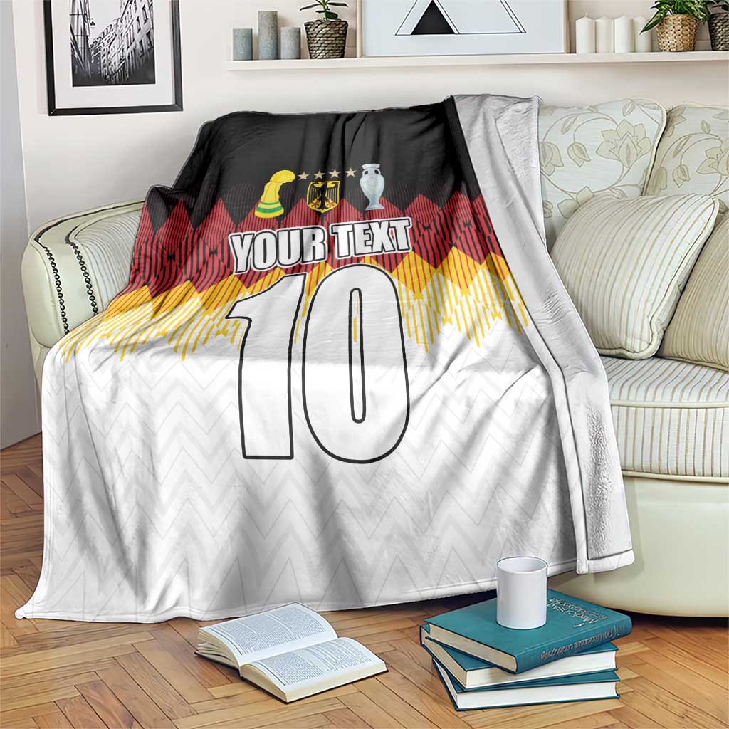 Custom Germany Football Blanket Die Mannschaft Championship Titles World and Euro