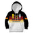 Custom Germany Football Kid Hoodie Die Mannschaft Championship Titles World and Euro - Wonder Print Shop